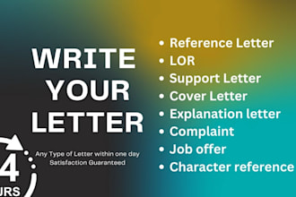 write any type of letter in one day