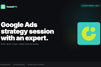 get a google ads strategy session with a PPC specialist