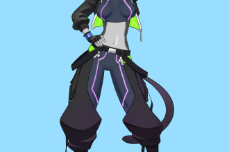 draw anime fan art and original character