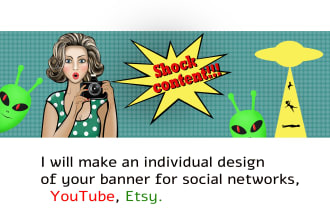 design cover, youtube, etsy channel art, web banner