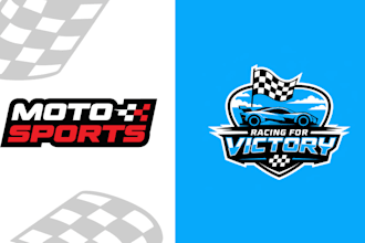 design modern motorsports automotive racing team automobile racing logo