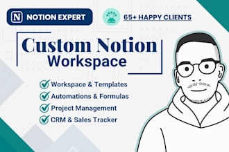 be your notion expert and build a custom notion workspace