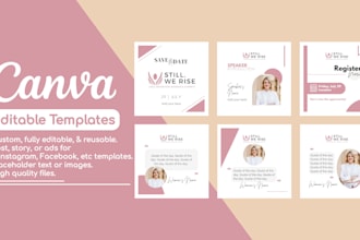 design editable template in canva