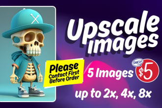 upscale and resized your midjourney ai art 2x 4x or 8x
