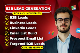 do b2b lead generation, linkedin lead, prospect email list, targeted email leads