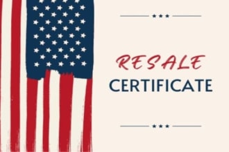 create resale certificates of all USA states