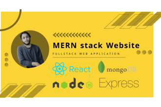 be your full stack web developer as mern stack developer