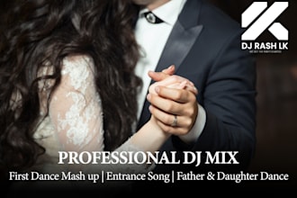 create your wedding first dance dj mix and edits