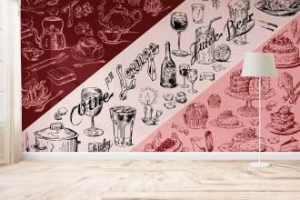 draw creative doodle wall art ,decal ,mural and graffiti