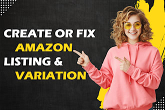 create amazon variation listing by flat file, fix parent child listing