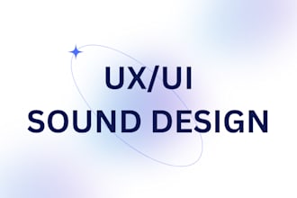 create custom UX UI sound effects