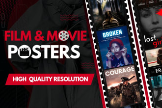 design film and movie poster professionally