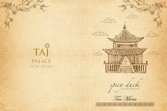 do menu card design