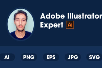 send adobe illustration work in pdf, svg, ai, eps etc
