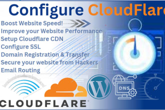 improve your website speed, setup cloudflare, optimize your website performance