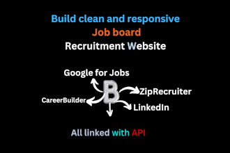 build recruitment website job board recruitment agency job portal listing api ai