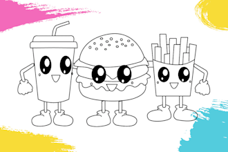 create custom coloring book pages