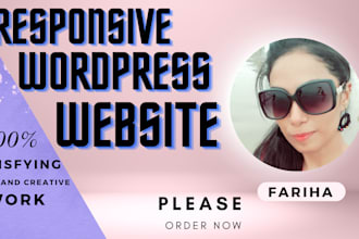 create professional wordpress website, creative wordpress