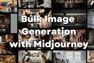 Hot Deals!  bulk midjourney image generation