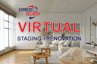 virtual staging, virtual furniture, virtual renovation
