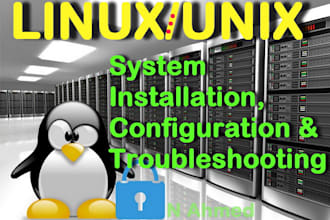 do linux systems and servers installation, configuration, and troubleshooting