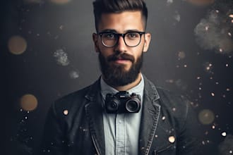 draw realistic digital portrait art