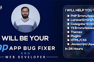 build and improve PHP laravel websites