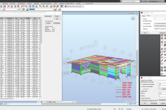 do any structural analytical rcc steel timber alu model with robot sap2000 etabs