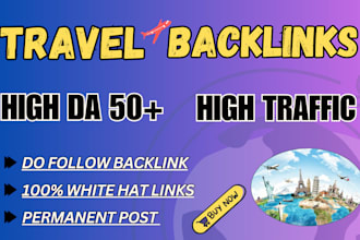 publish travel backlink on high da travel blog