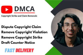 remove copyright violation on youtube, counter notice to copyright strikes