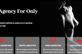 create onlyfans agency website, onlyfans management website