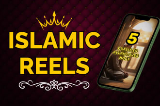 create professional islamic videos for shorts and reels