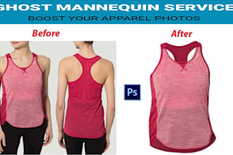 do symmetrical ghost mannequin and neck joint