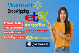 do walmart to ebay dropshipping listing products