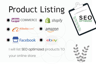 product listing, creation, optimization, ranking