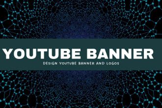 design banner and logo for youtube sports channel