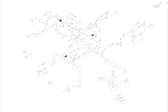 prepare piping layout 3d piping isometric and equipment layout drawings
