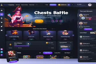 develop crypto games, jackpot, poker, blackjack, and crypto gaming website