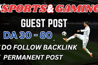 provide sports backlink on sports blog
