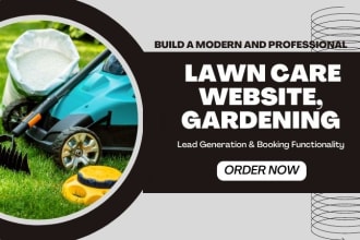 lawn care website, landscaping website, lawn care, cleaning business website