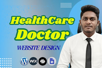 design medical, healthcare, home care, dental, clinic, doctor website