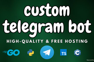 develop a telegram bot and deployed it on vercel at no cost