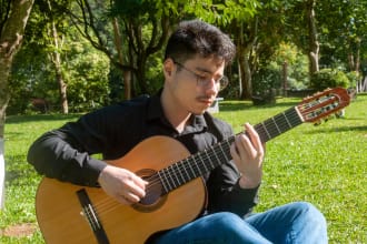 record classical guitar in any style as fast as I can