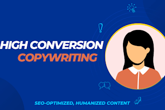 do copywriting for your website, sales, ads, emails