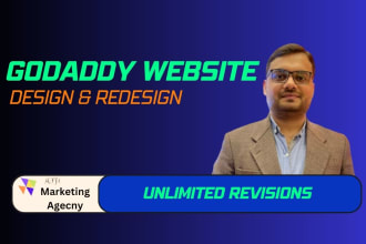 design a professional godaddy website