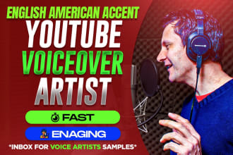 provide human voiceover for youtube videos