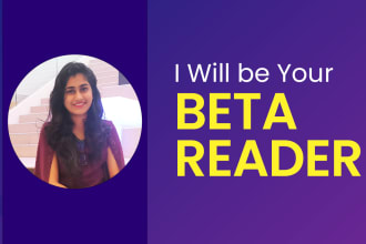 beta read your work professionally giving honest feedback