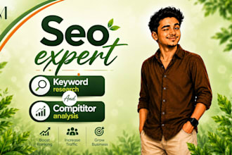 do lucrative SEO keywords research and competitor analysis