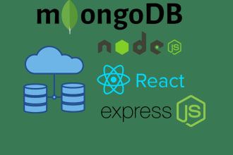 create, connect, and build you restful api with mongodb, web application, CRM