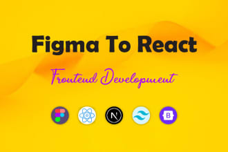 convert figma to react or figma to next js with tailwind css